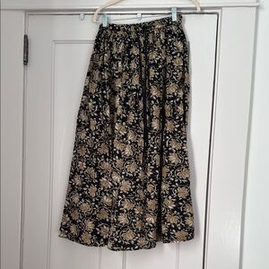 The Great paisley black and maxi Skirt